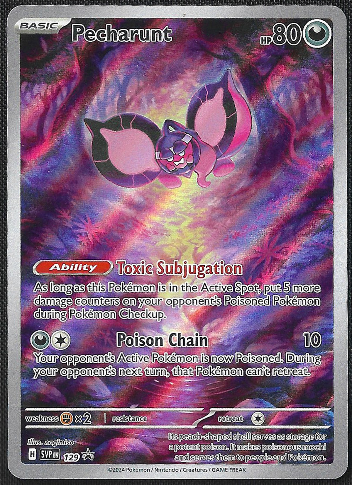 Pecharunt - 129 - SVP Black Star Promos - Promo