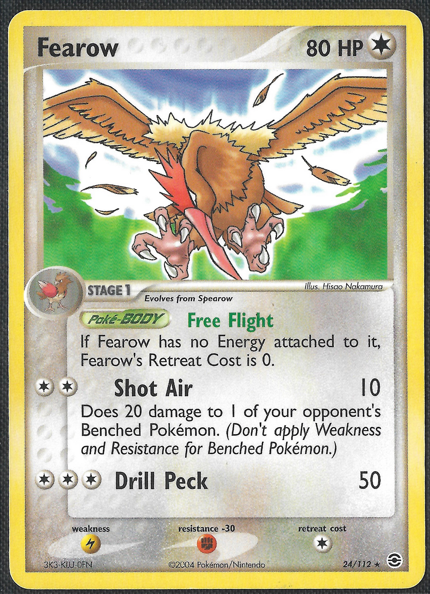 Fearow - 24/112 - FireRed LeafGreen - Rare