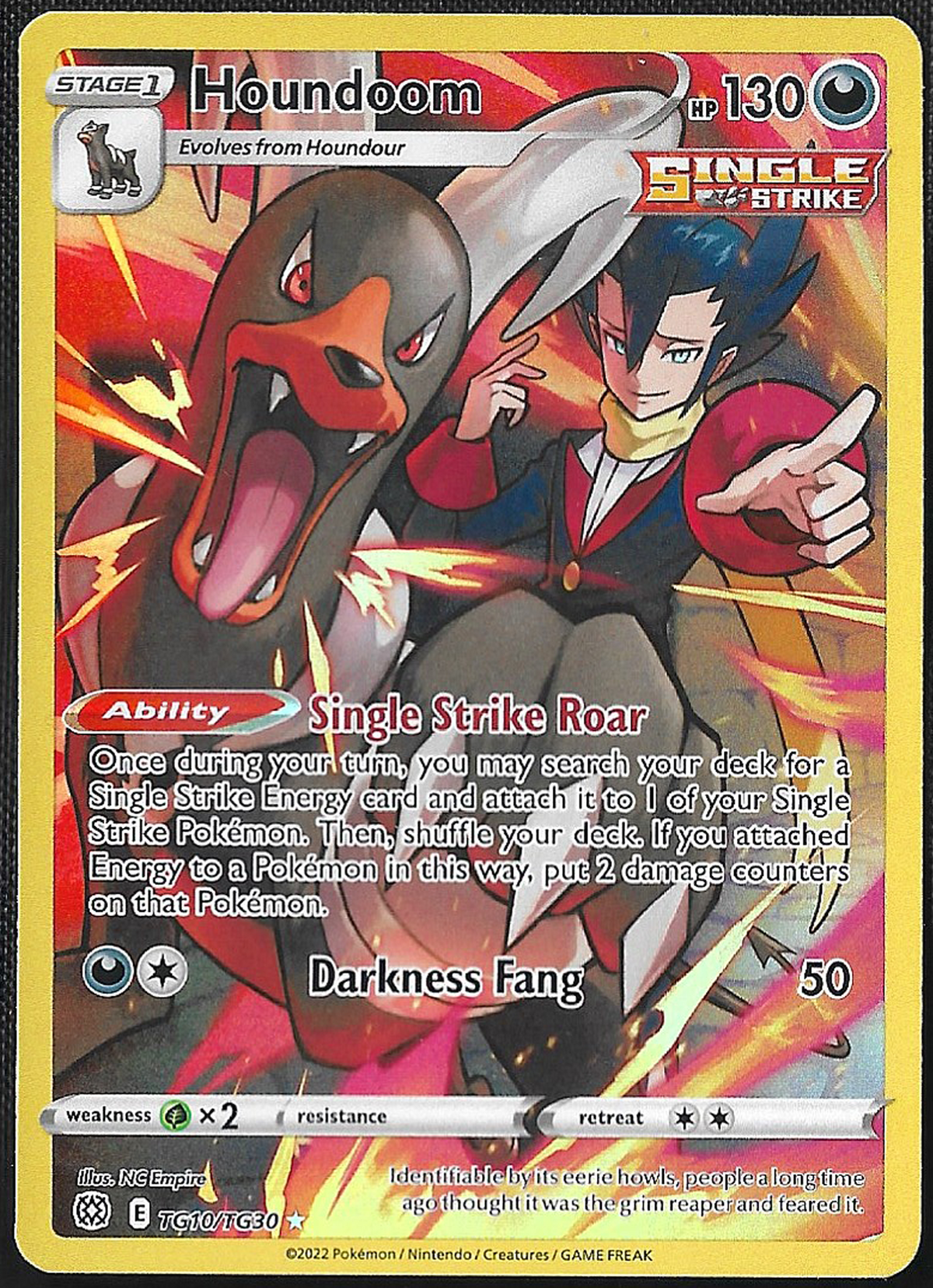 Houndoom - TG10/TG30 - Brilliant Stars Trainer Gallery - Holo Rare