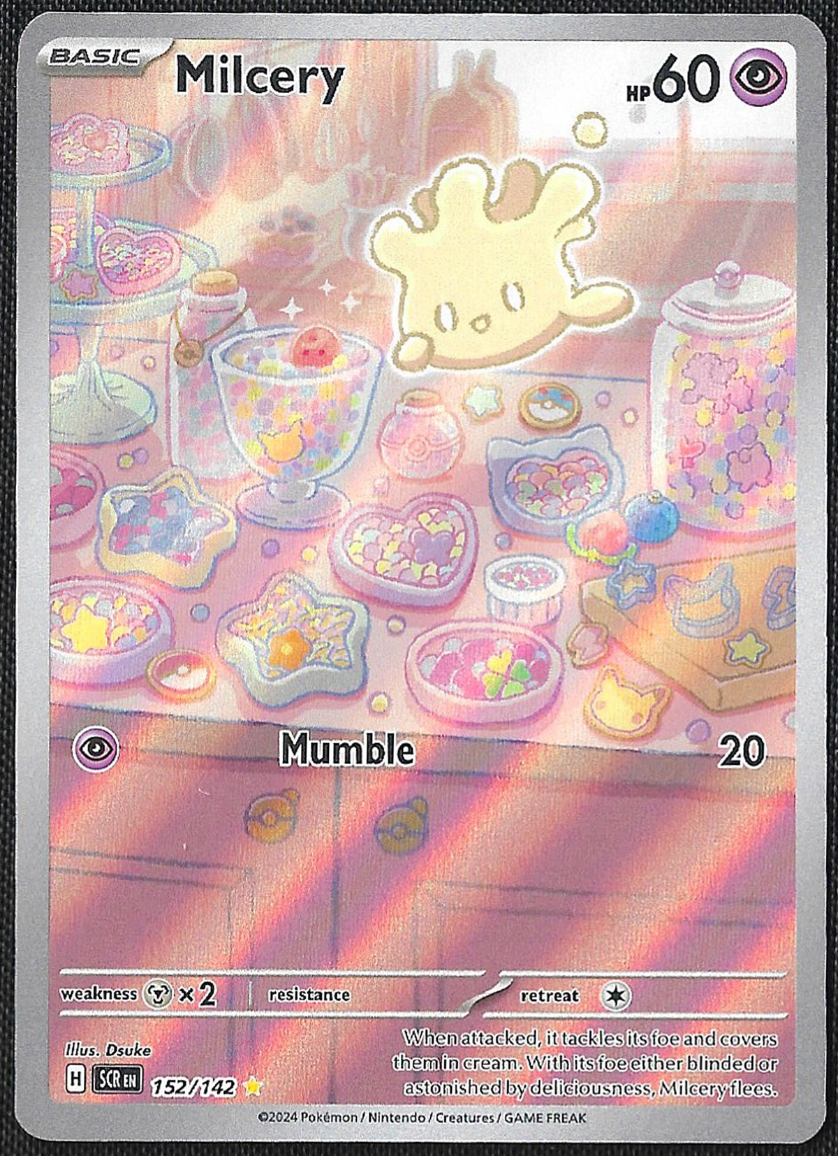 Milcery - 152/142 - Stellar Crown - Illustration Rare
