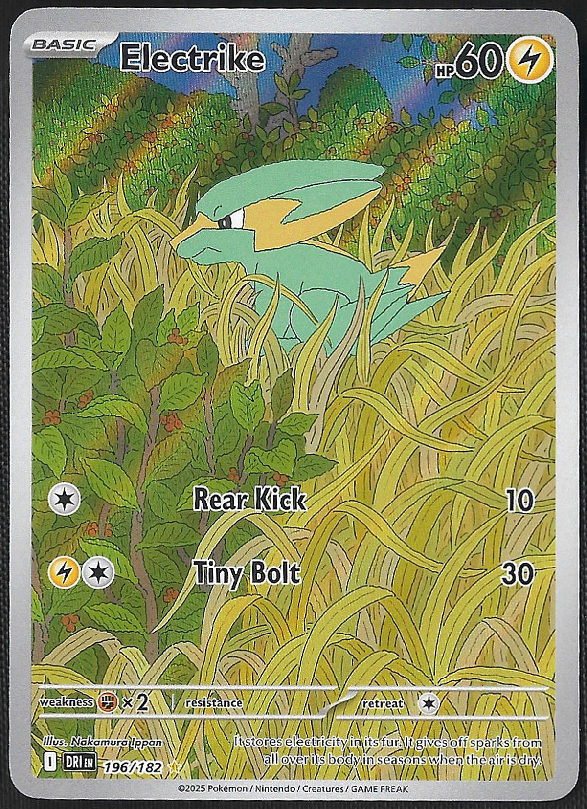 Electrike - 196/182 - Destined Rivals - Illustration Rare