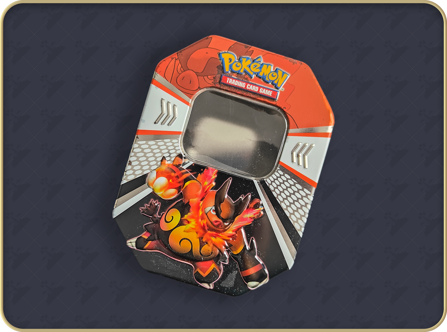 *EMPTY* Pokemon - Black & White - Emboar TIn