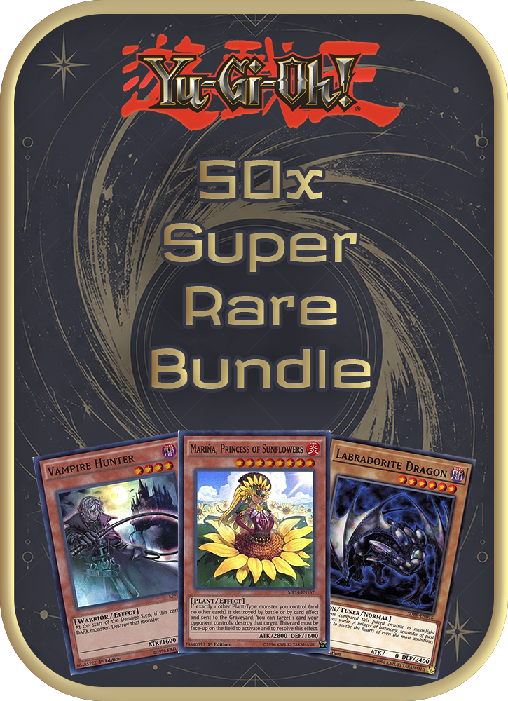 Yu-Gi-Oh! - 50x Super Rare Only Bundle (CardSpire Bundle)