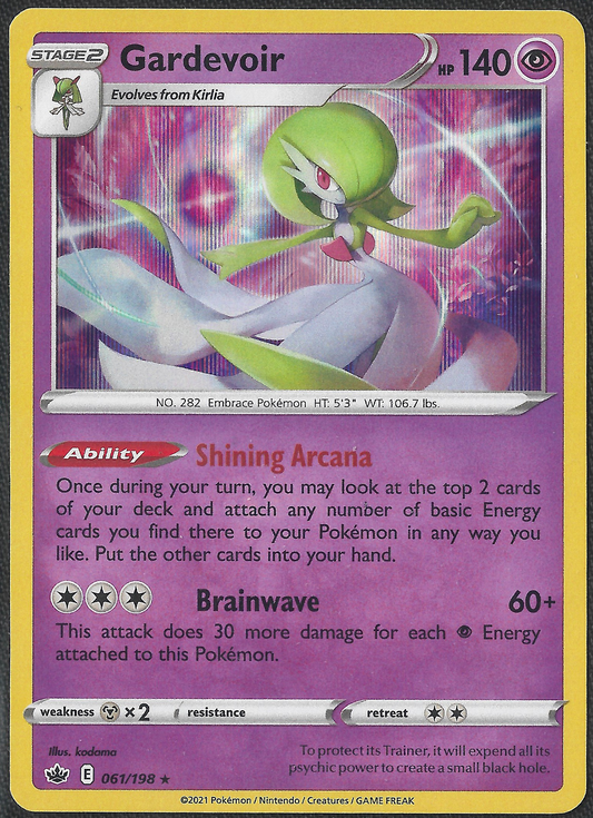 Gardevoir - 61/198 - Chilling Reign - Holo Rare