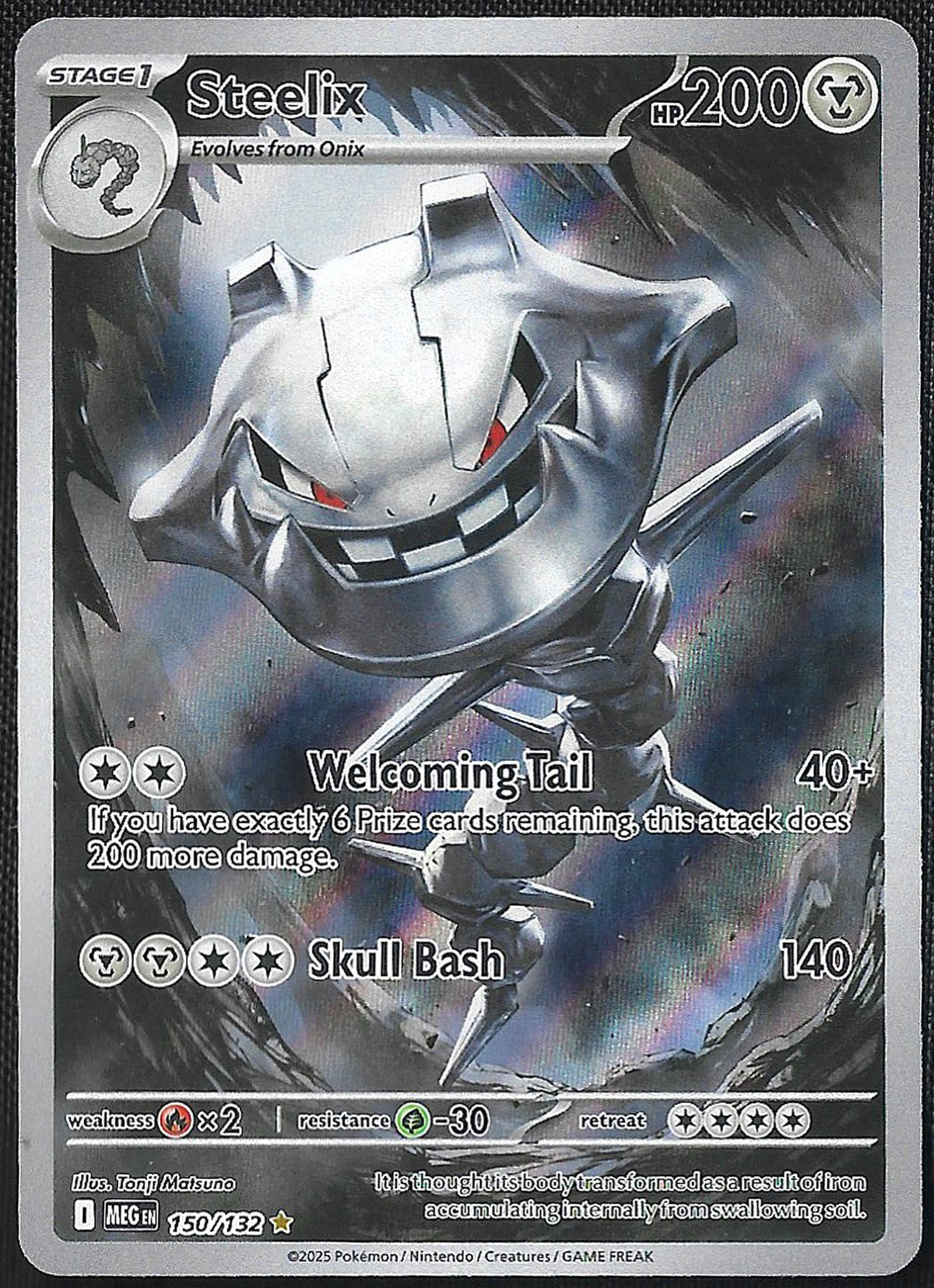 Steelix - 150/132 - Mega Evolution - Illustration Rare