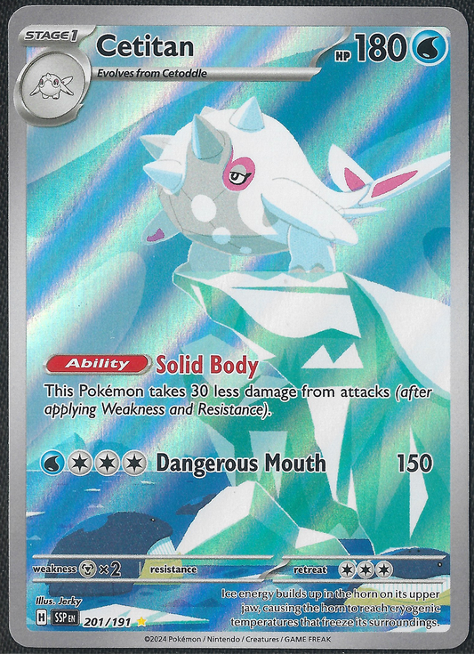 Cetitan - 201/191 - Surging Sparks - Illustration Rare