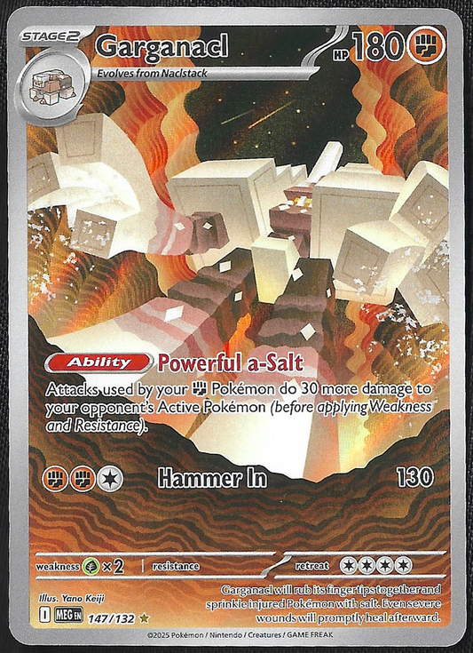 Garganacl - 147/132 - Mega Evolution - Illustration Rare