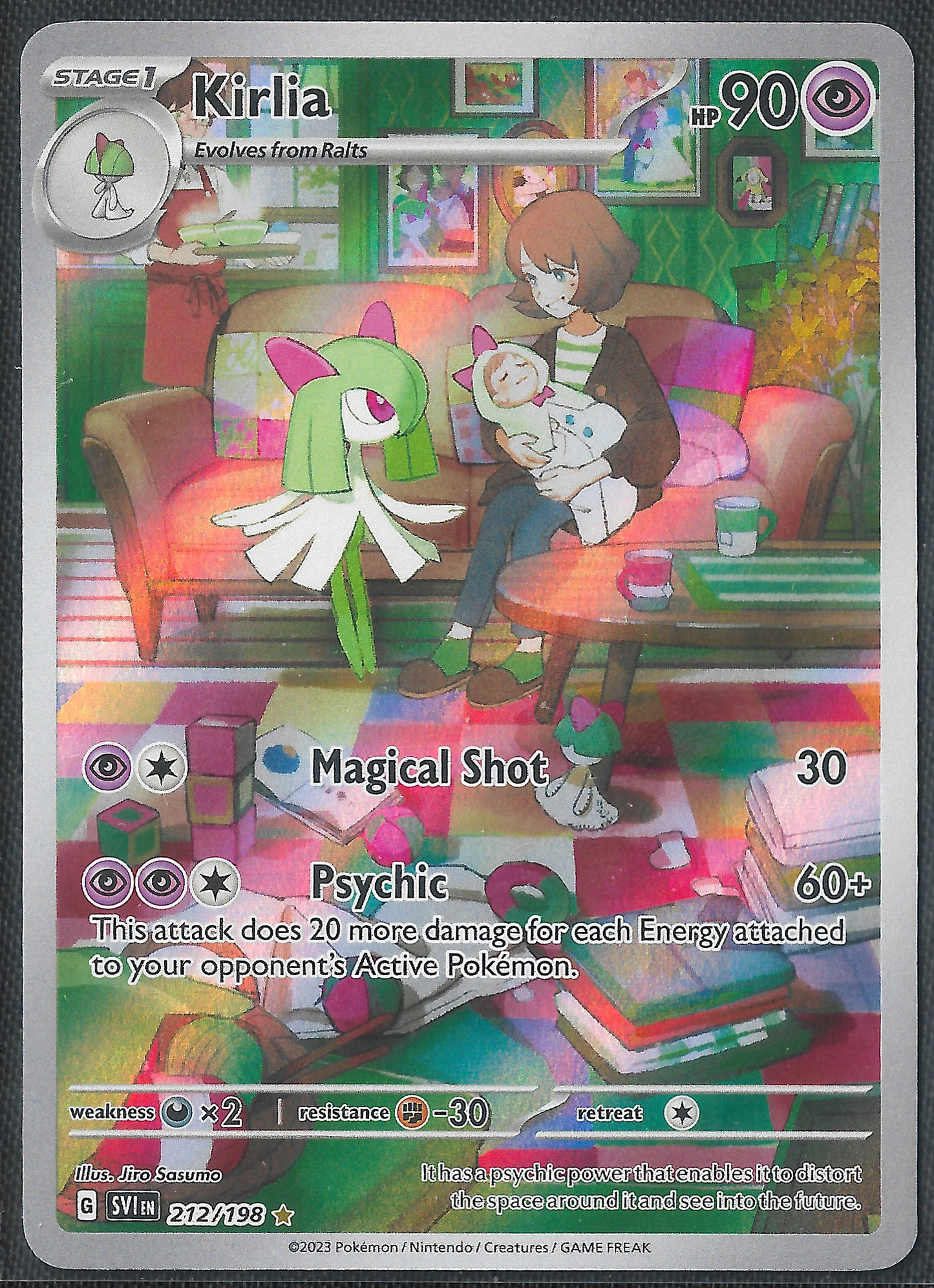Kirlia - 212/198 - Scarlet Violet - Illustration Rare