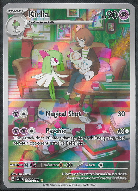 Kirlia - 212/198 - Scarlet Violet - Illustration Rare