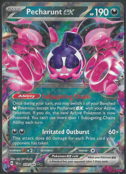 Pecharunt ex - 39/64 - Shrouded Fable - Holo ex