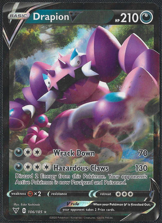 Drapion V - 106/185 - Vivid Voltage - Holo V