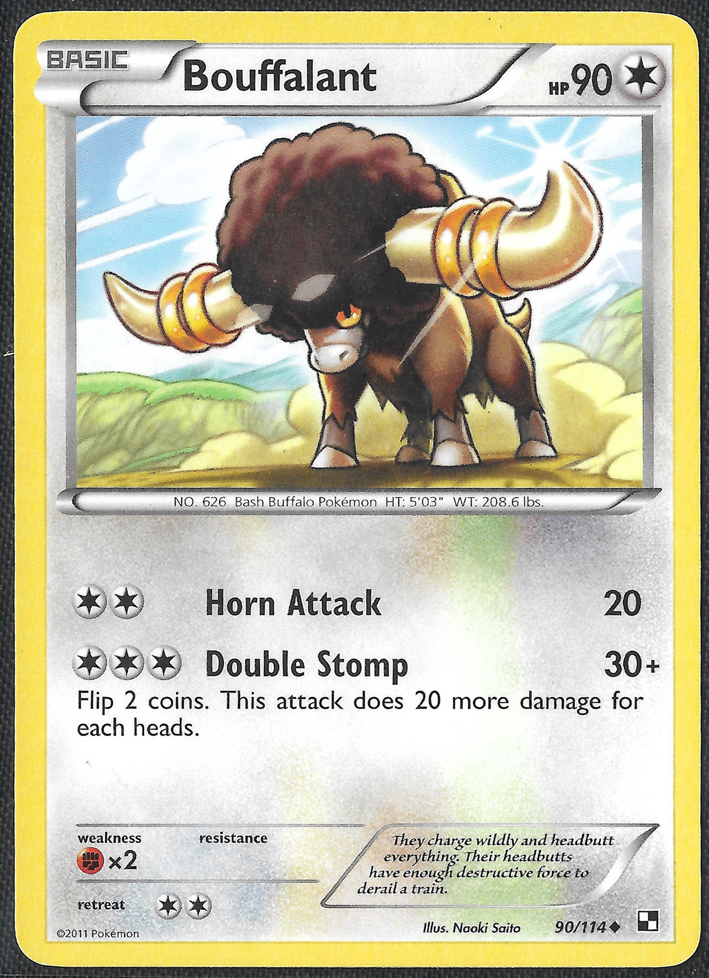 Boufallant - 90/114 - Black & White - Uncommon