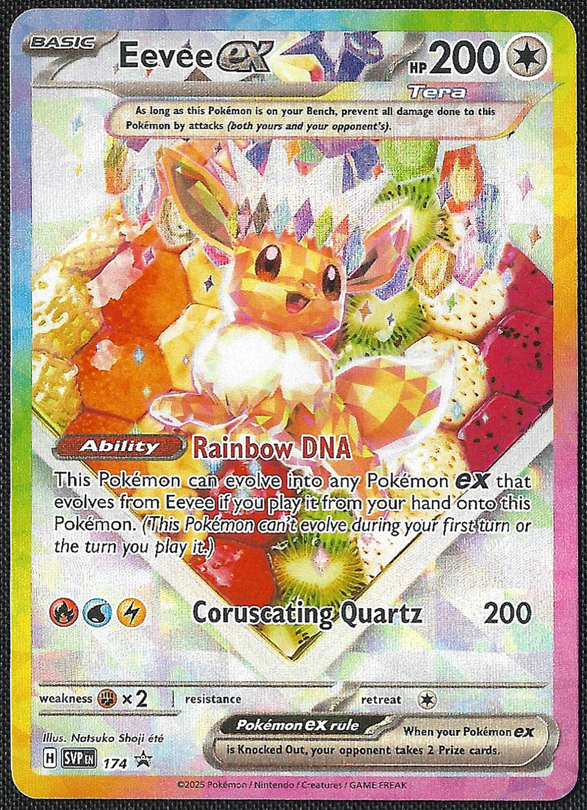 Eevee ex - 174 - SVP Black Star Promos - Promo