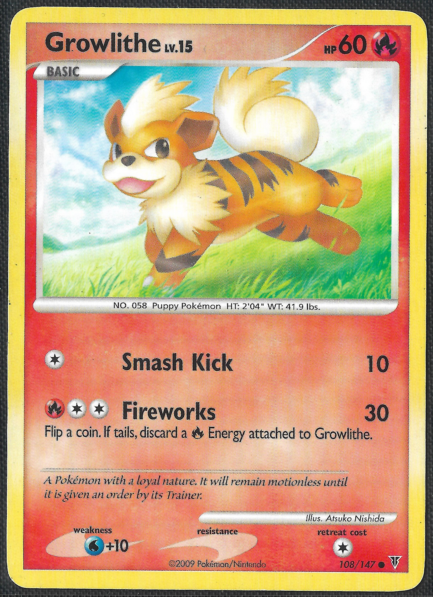 Growlithe - 108/147 - Supreme Victors - Common