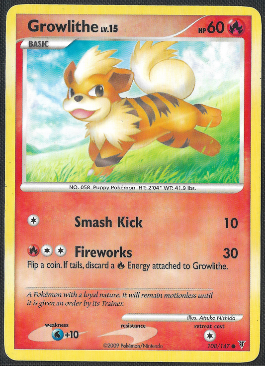 Growlithe - 108/147 - Supreme Victors - Common