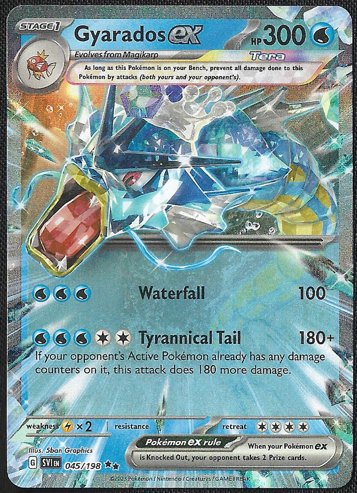 Gyarados ex - 45/198 - Scarlet & Violet - Double Rare