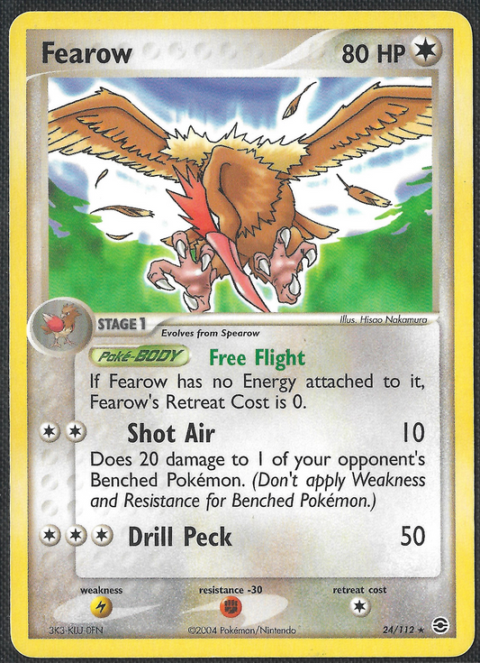 Fearow - 24/112 - FireRed LeafGreen - Rare