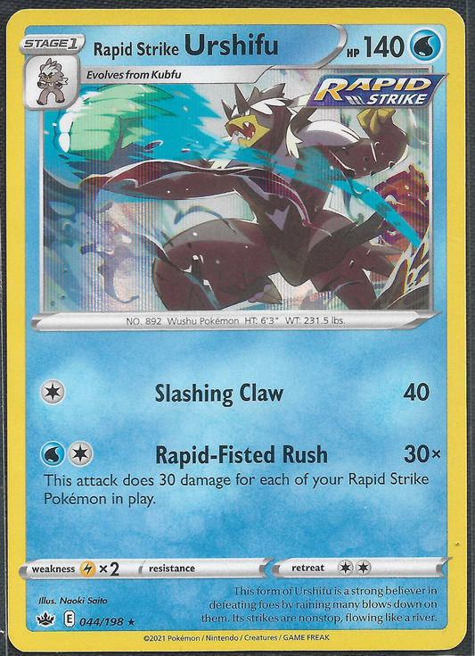 Urshifu - 44/198 - Chilling Reign - Holo Rare