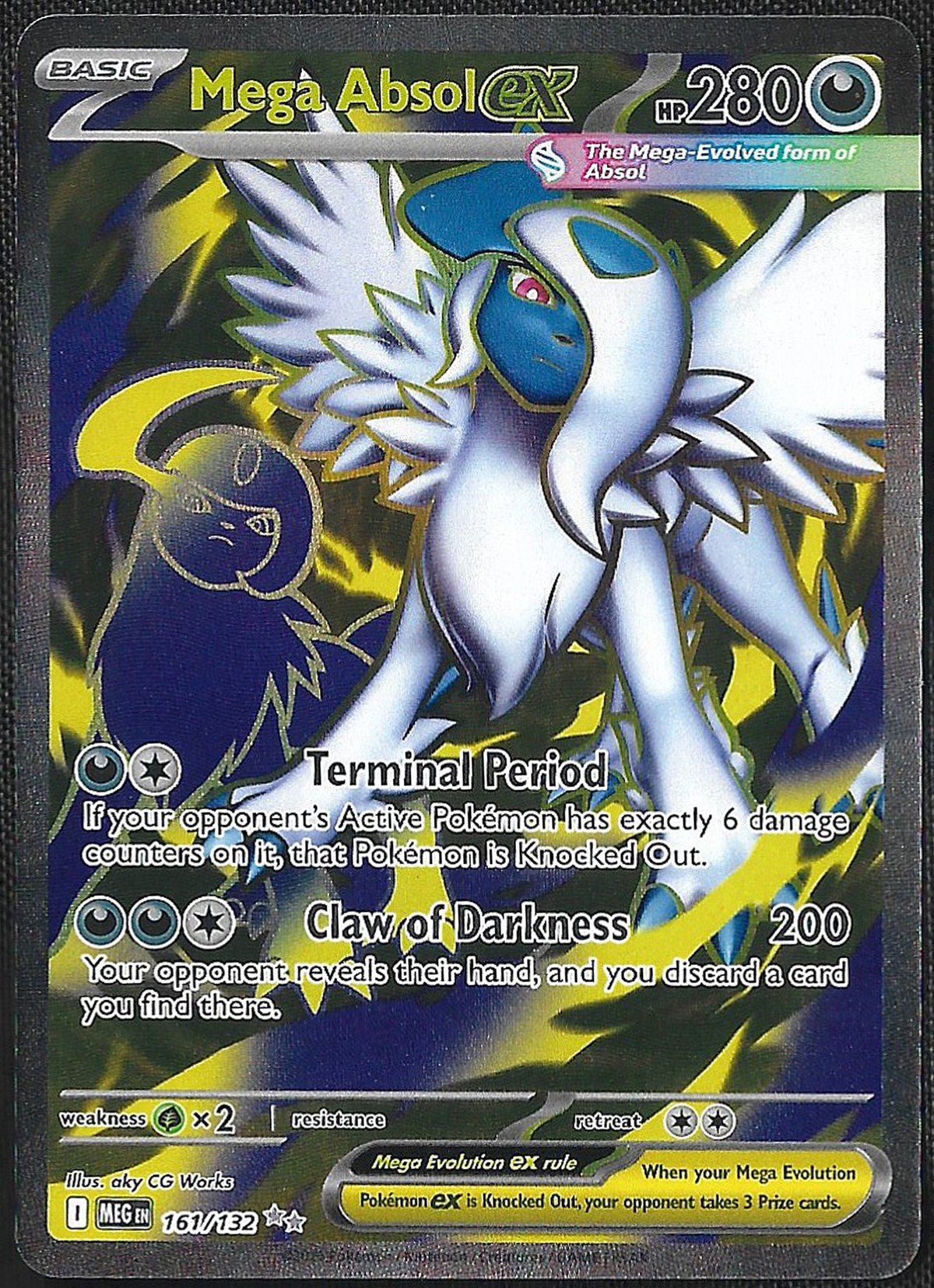 Mega Absol ex - 161/132 - Mega Evolution - Ultra Rare