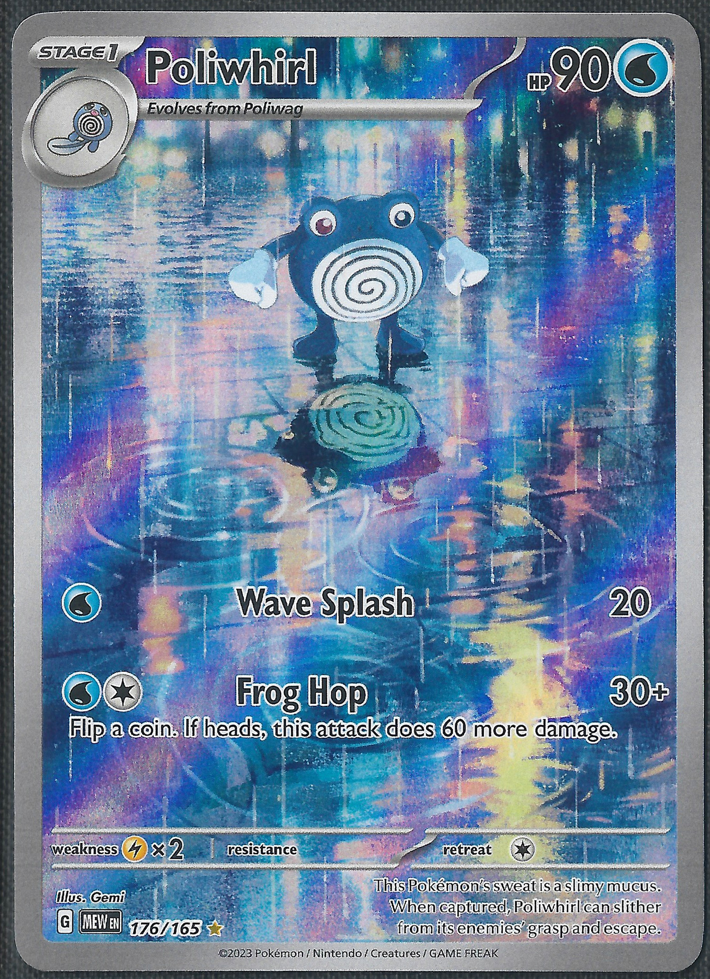 Poliwhirl - 176/165 - 151 - Illustration Rare