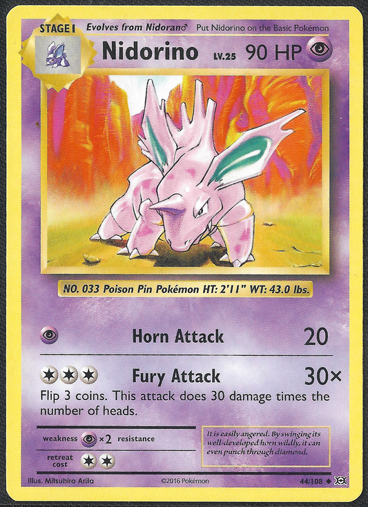 Nidorino - 44/108 - Evolutions - Uncommon
