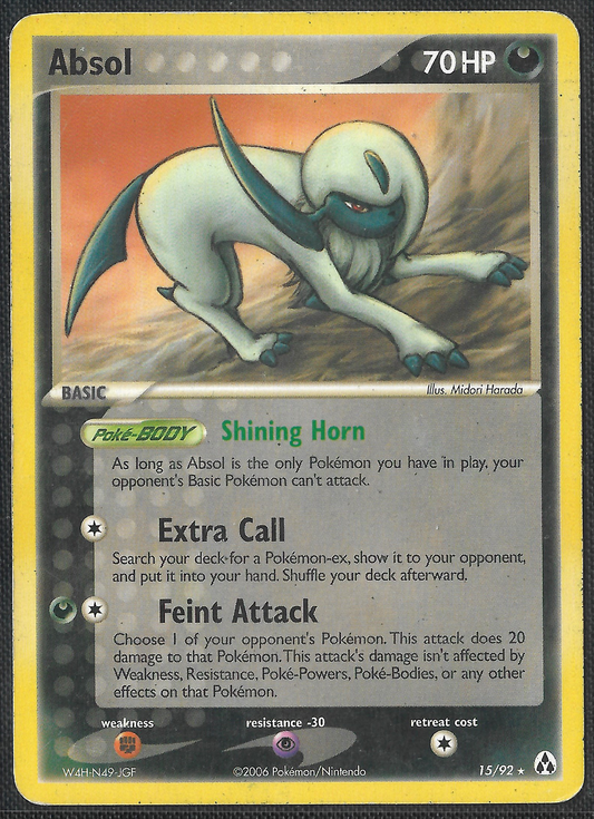 Absol - 15/92 - Legend Maker - Rare