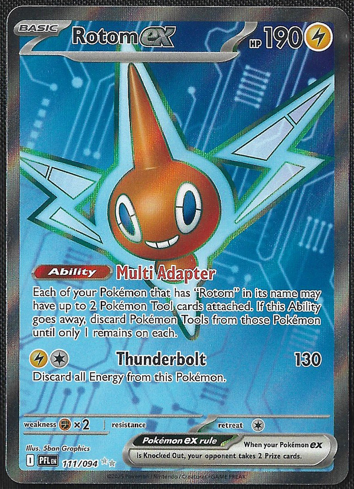 Rotom ex - 111/94 - Phantasmal Flames - Ultra Rare