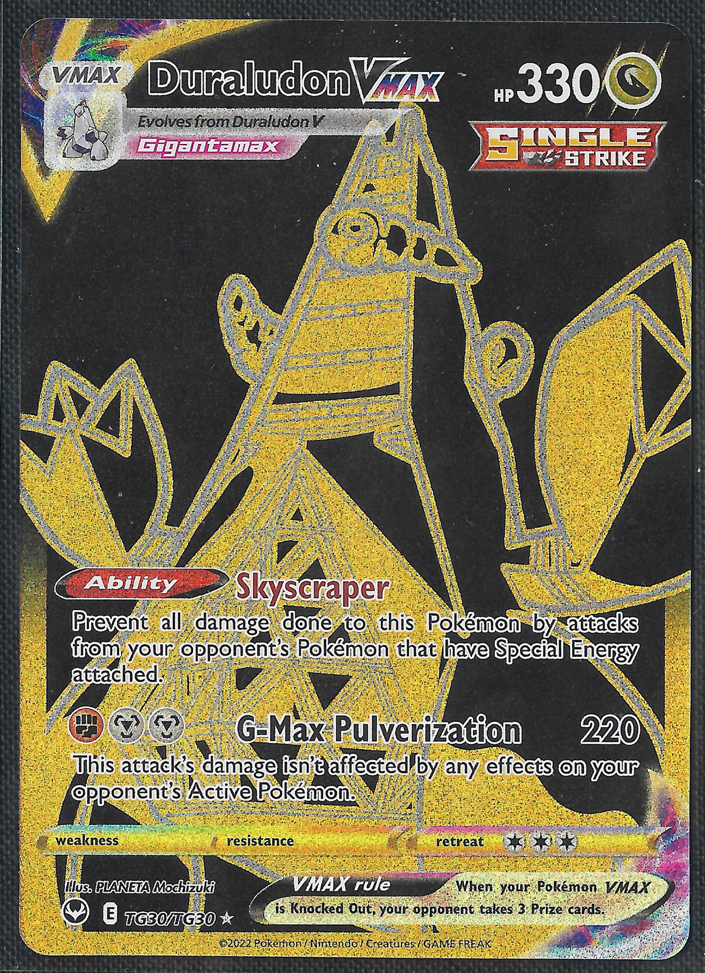 Duralodon VMAX - TG30/TG30 - Silver Tempest - Full Art