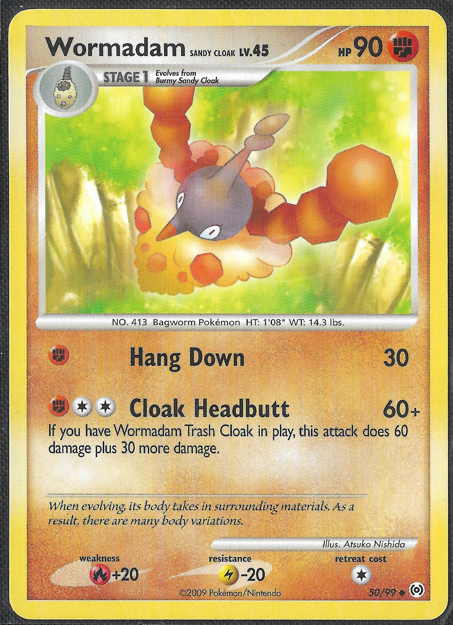 Wormadam - 50/99 - Arceus - Uncommon