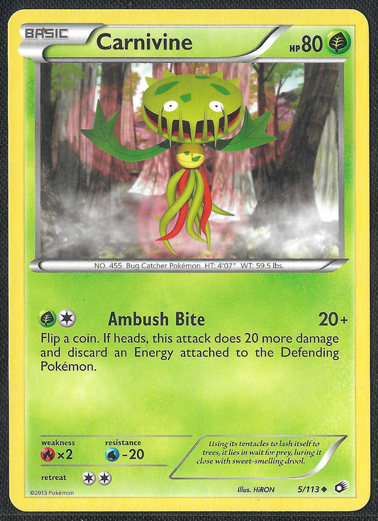 Carnivine - 5/113 - Legendary Treasures - Uncommon