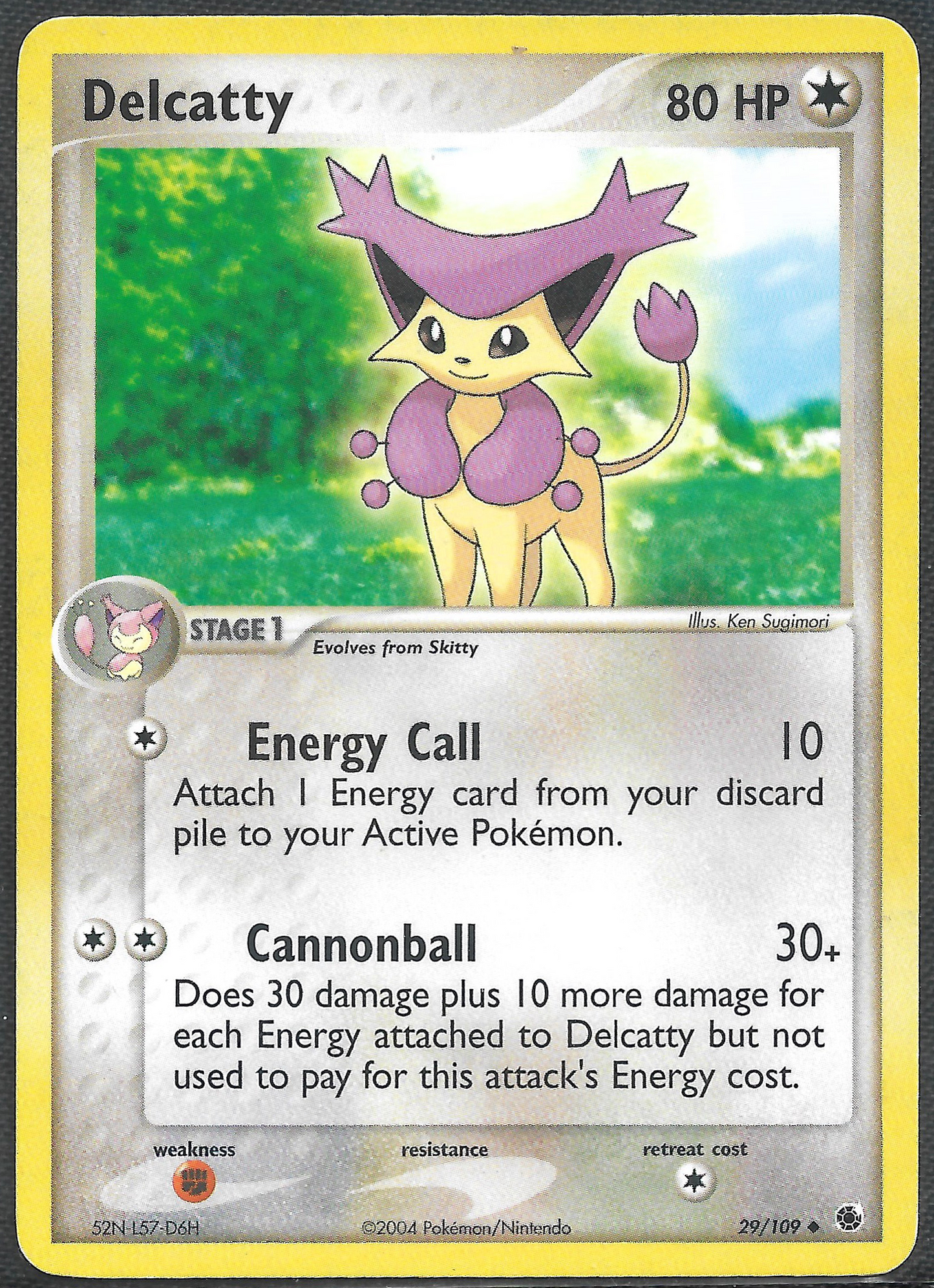 Delcatty - 29/109 - Ex Battle Stadium - Uncommon