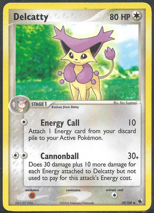 Delcatty - 29/109 - Ex Battle Stadium - Uncommon