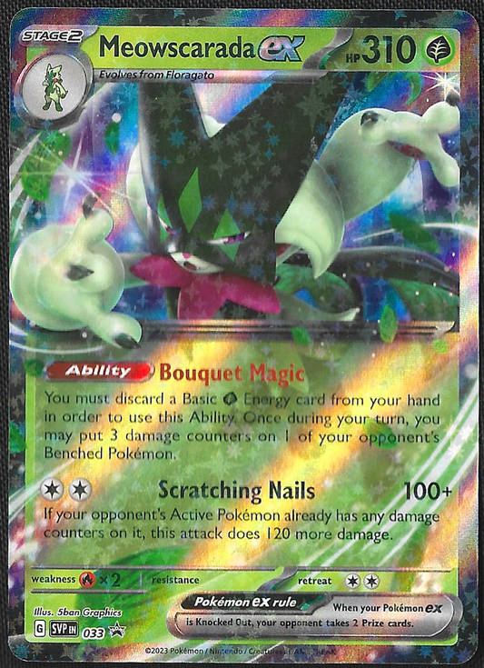 Meowscarada ex - 33 - SVP Black Star Promos - Promo