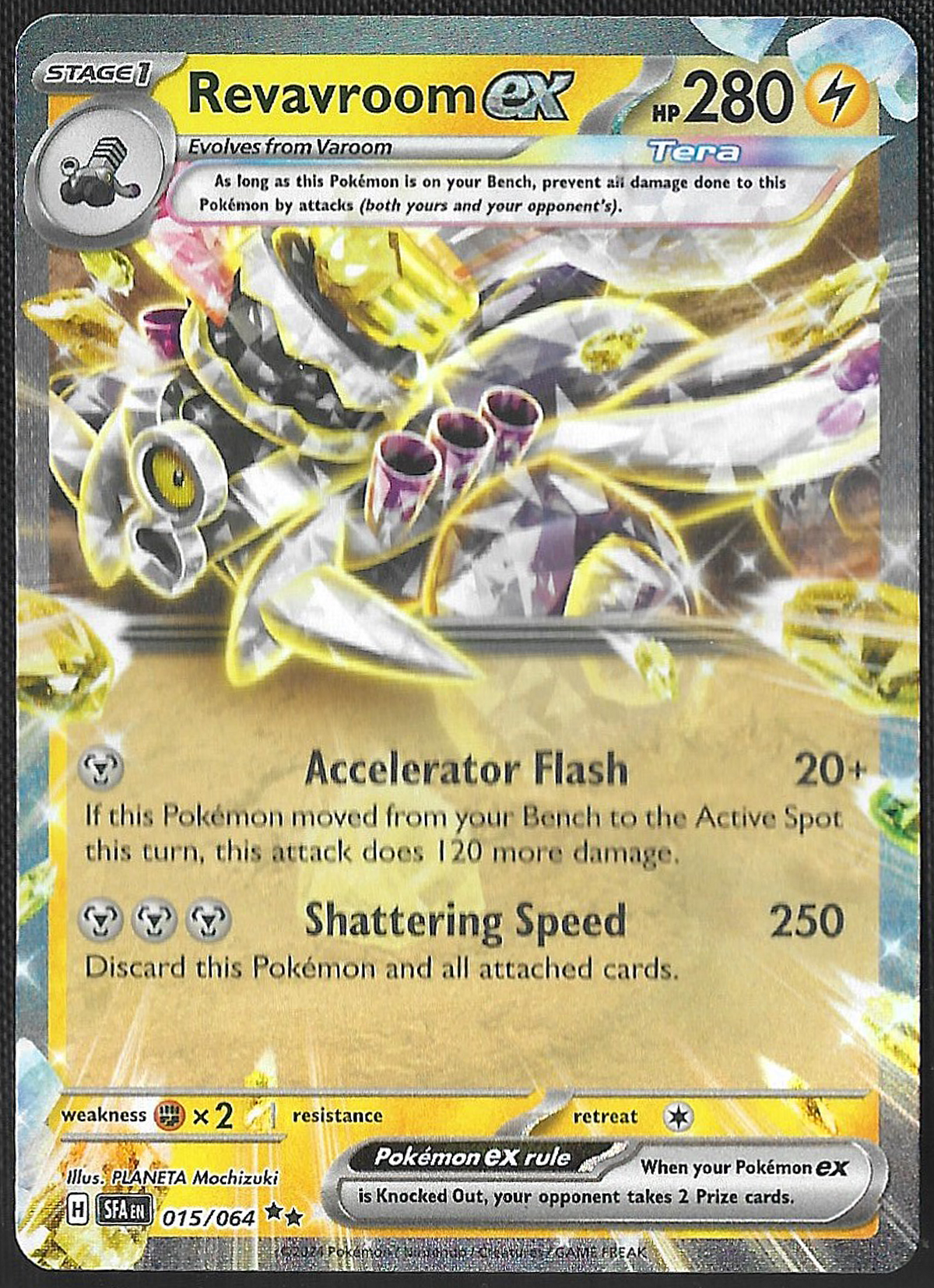 Revavroom ex - 15/64 - Shrouded Fable - Double Rare