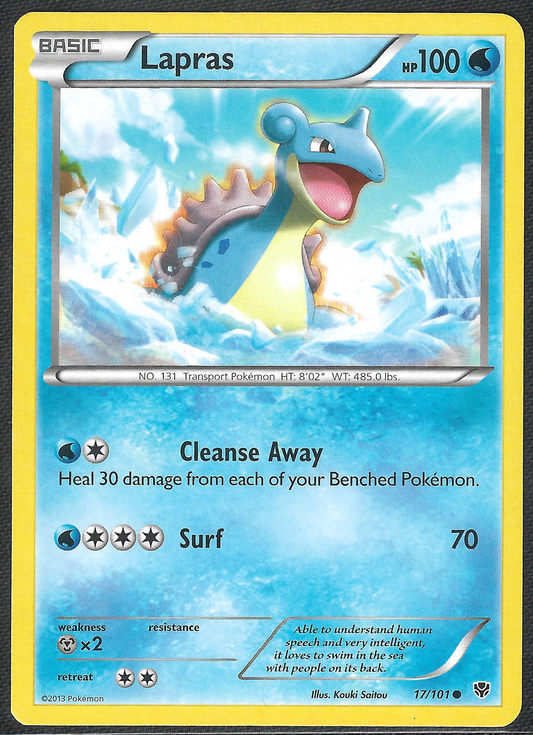 Lapras - 17/101 - Plasma Blast - Common