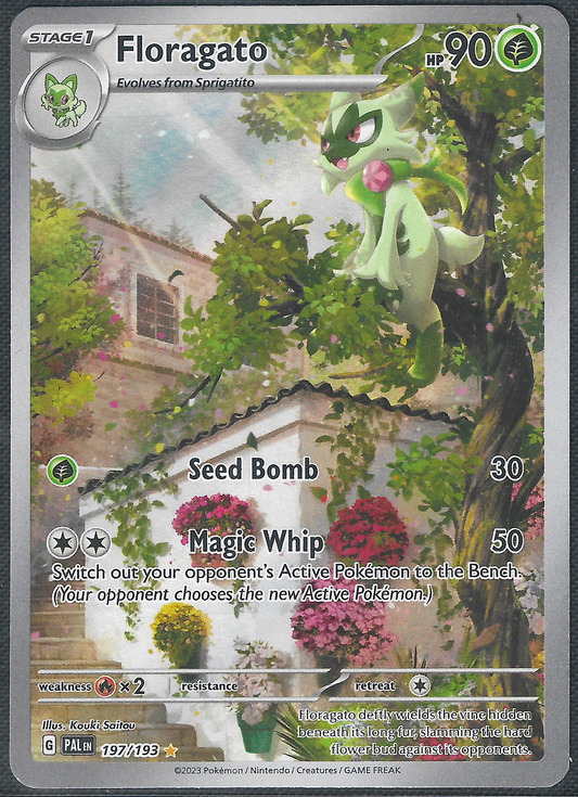 Floragato - 197/193 - Paldea Evolved - Illustration Rare