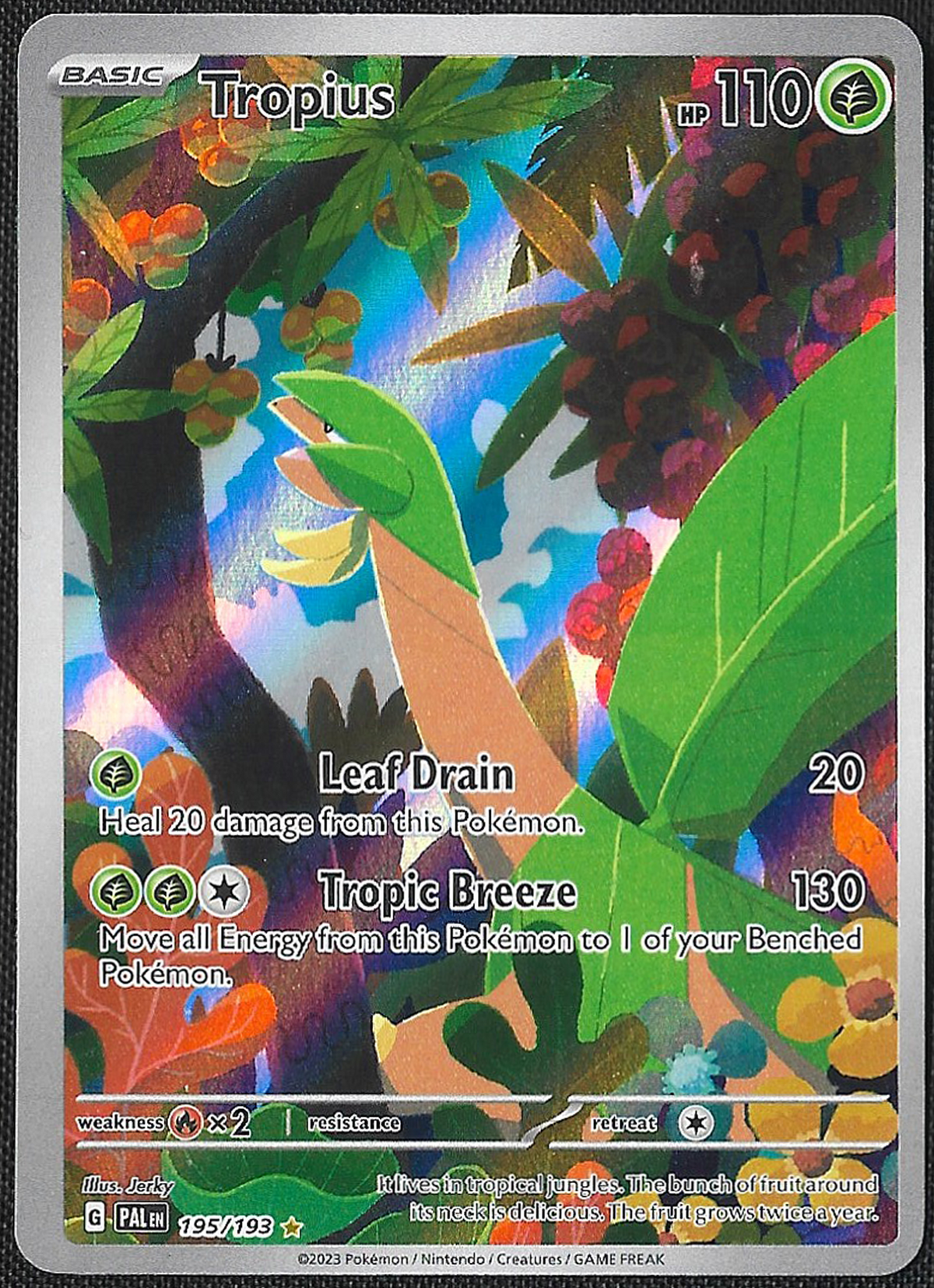 Tropius - 195/193 - Paldea Evolved - Illustration Rare