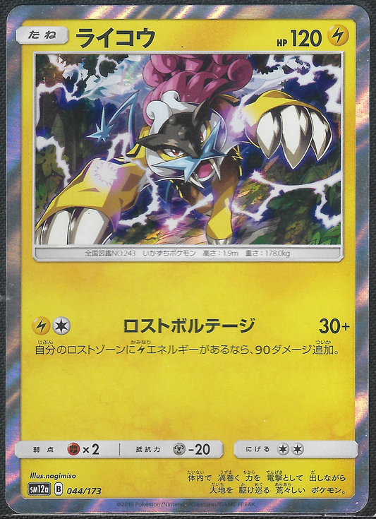 Raikou - 44/173 - Tag All Stars - Holo Rare