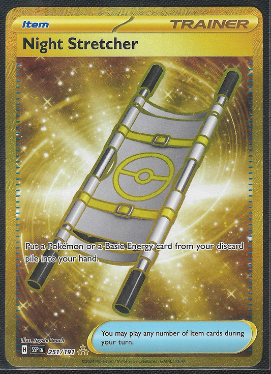 Night Stretcher - 251/191 - Surging Sparks - Secret Rare