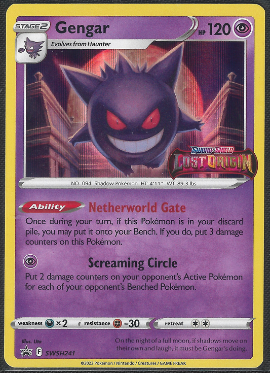Gengar - SWSH241 - Promo - Holo Rare