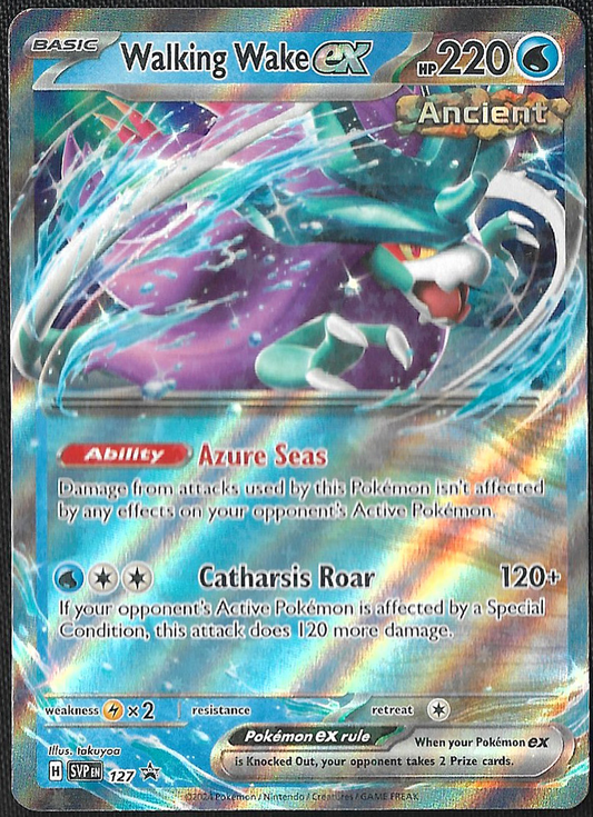 Walking Wake ex - 127 - SVP Black Star Promos - Promo