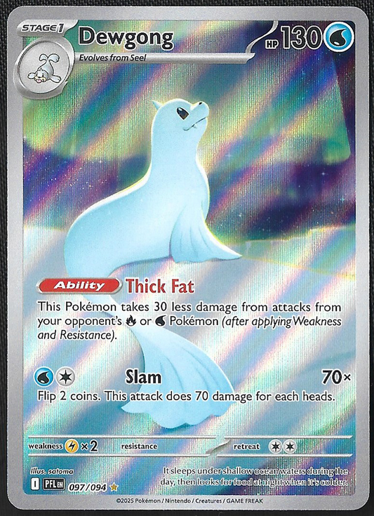 Dewgong - 97/94 - Phantasmal Flames - Illustration Rare
