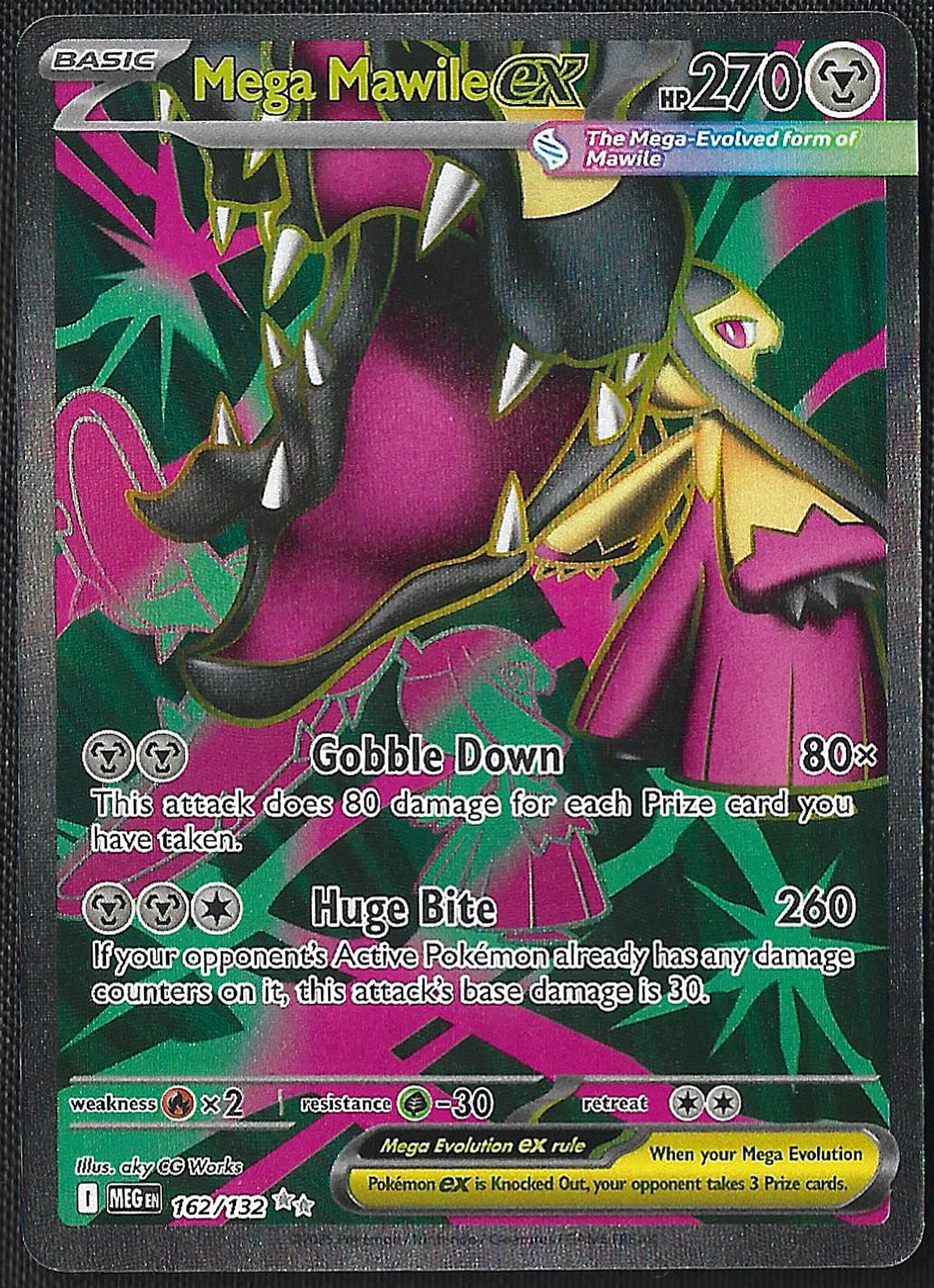 Mega Mawile ex - 162/132 - Mega Evolution - Ultra Rare