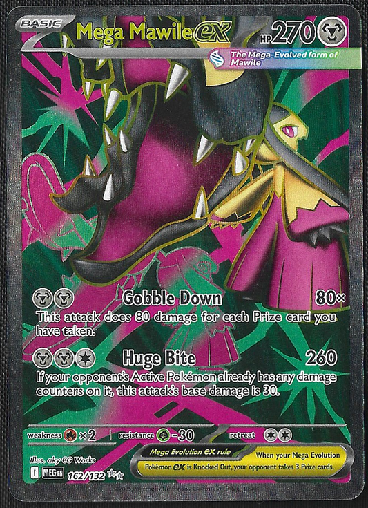 Mega Mawile ex - 162/132 - Mega Evolution - Ultra Rare