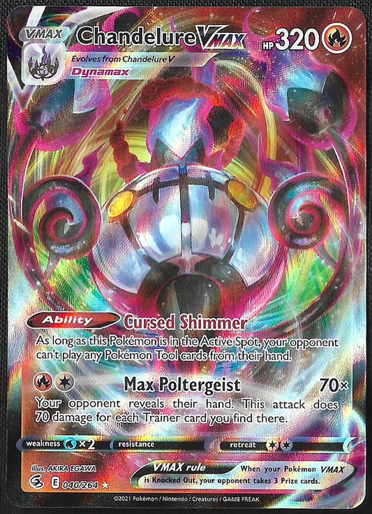 Chandelure VMAX - 40/264 - Fusion Strike - Holo Rare VMAX
