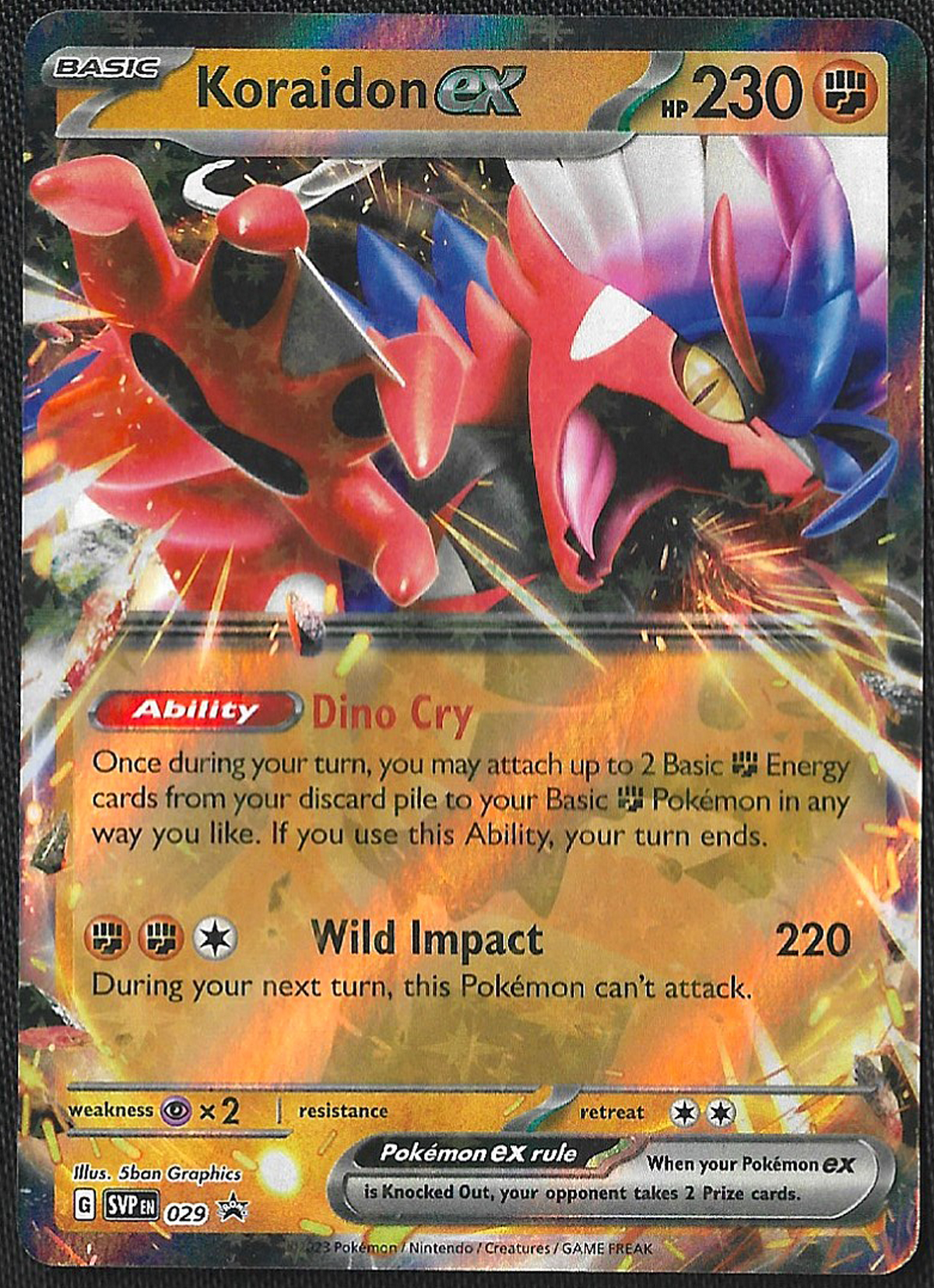 Koraidon ex - 29 - SVP Black Star Promos - Promo