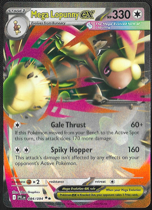 Mega Lopunny ex - 84/94 - Phantasmal Flames - Double Rare