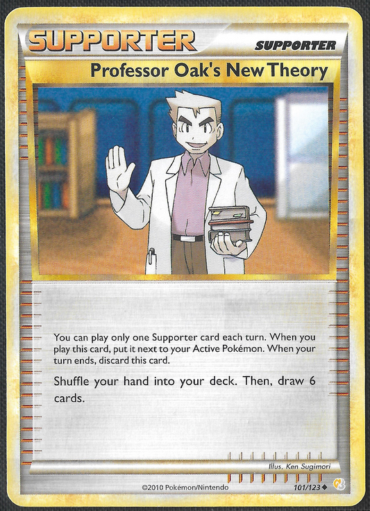 Professor Oak's New Theory - 101/123 - HeartGold Soul Silver - Uncommon