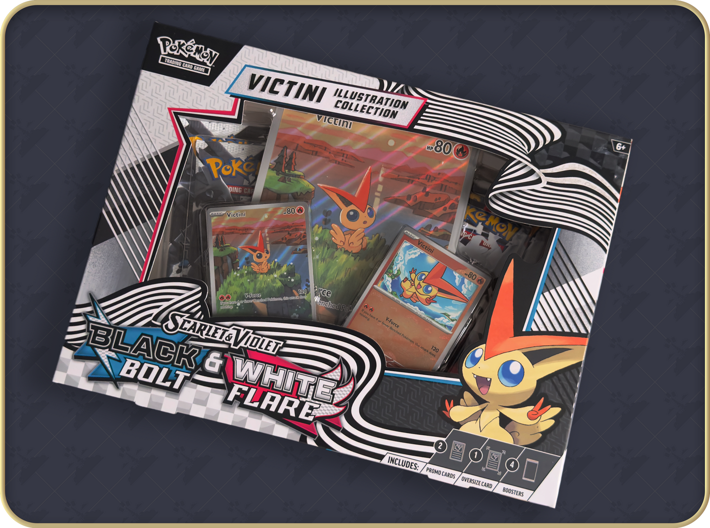 Pokemon TCG: Scarlet & Violet - Unova Victini Illustration Collection Box