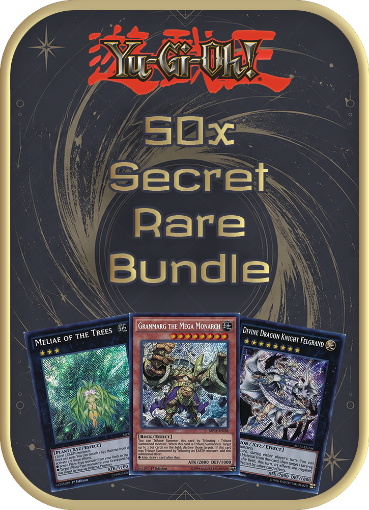 Yu-Gi-Oh! - 50x Secret Rare Only Bundle (CardSpire Bundle)